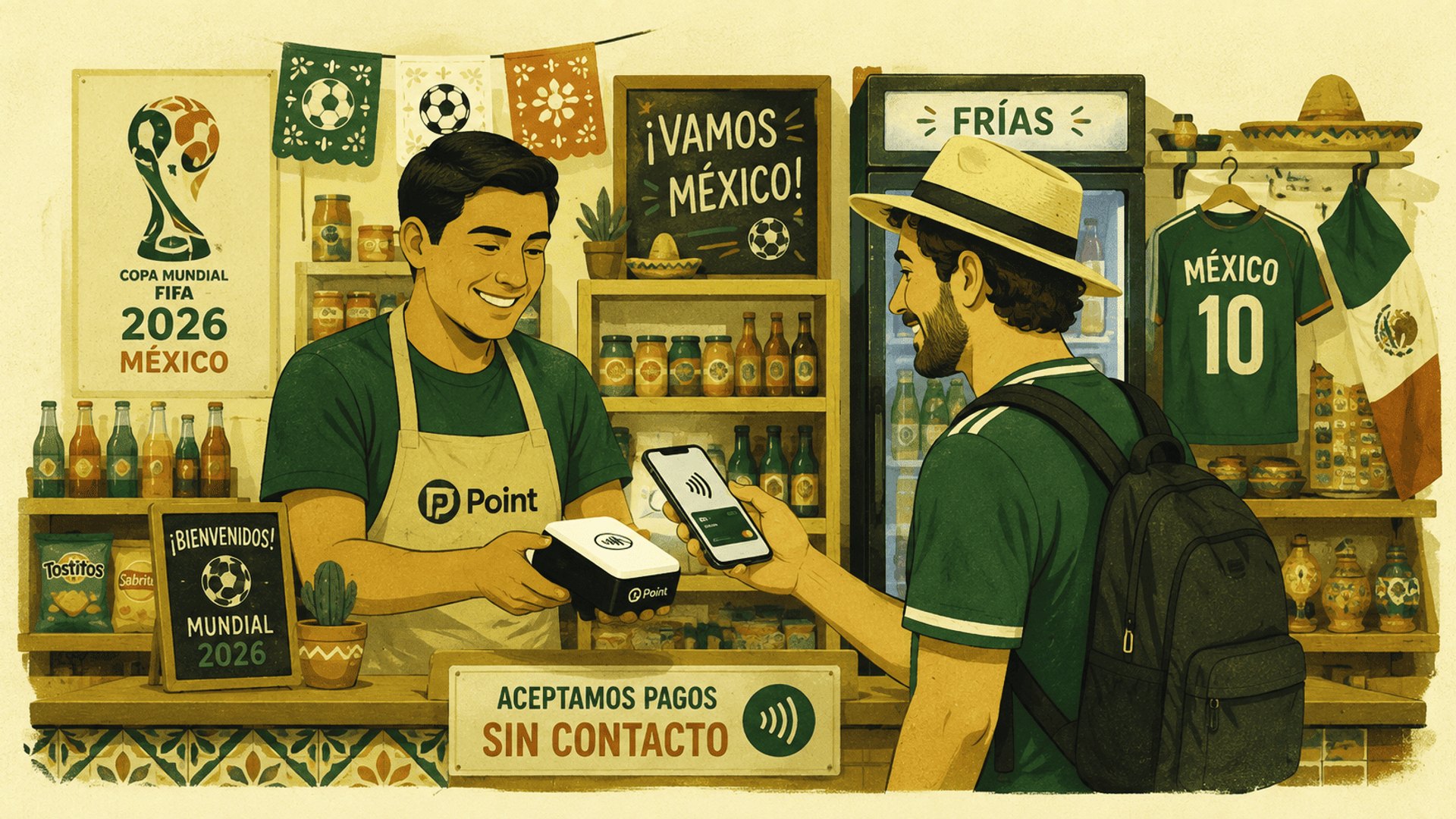Featured image for “Pagos digitales en tienditas de México durante el Mundial 2026”
